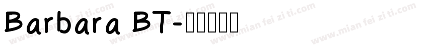 Barbara BT字体转换